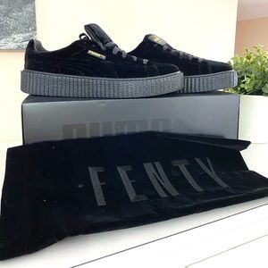 Fenty Rihanna Black Creeper Velvet - Men